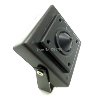 Mini Square type 700TVL 3.7mm 92-degree night vision video surveillance audio pinhole surveillance cameras wholesale