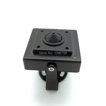 Mini Square type 700TVL 3.7mm 92-degree night vision video surveillance audio pinhole surveillance cameras wholesale