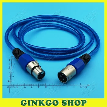 1pcs/lot Female to Male XLR 3 Pin Microphone Connectors Jack with Cable Length 1.5meters Mixer AMP XLR Extension