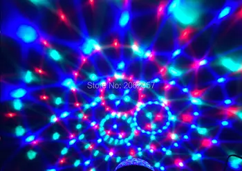3W remote control RGB crystal magic ball soundlights DJ disco party music ball light laser light projector stage effect lighting