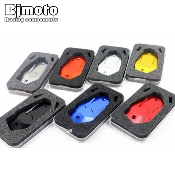 BJMOTO BJMOTO Black CNC Motorcycle Front Brake Reservoir Fluid Oil Cup Cover Cap Pad For Kawasaki Z800 ER6N/F Versys650