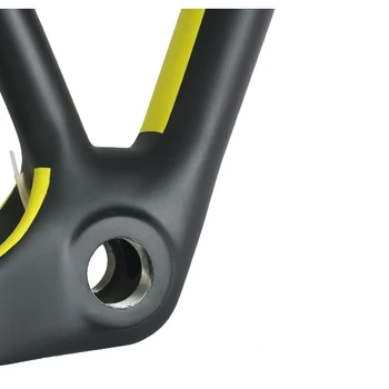 2017 light design Mountain Full Carbon Bike Frameset mtb Full Carbon Bike Frame 27.5/29er Thru Axle Compatible