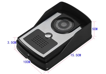 7 Inch video intercom Video Door Phone Doorbell Intercom Kit camera monitor Night Vision+Electric lock