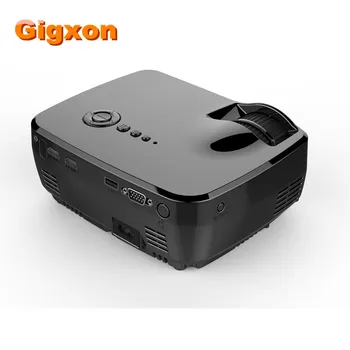 Gigxon-G700 2016 Newest High Lumens Mini Portable Home LED Projector with TV Tuner 800*480p 1200 lumens HDMI VGA