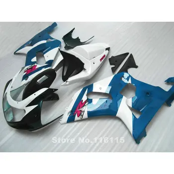 Fairings set for SUZUKI GSXR600 GSXR750 K1 2001 2002 2003 GSXR 600 750 01 02 03 blue black white fairing kit R830