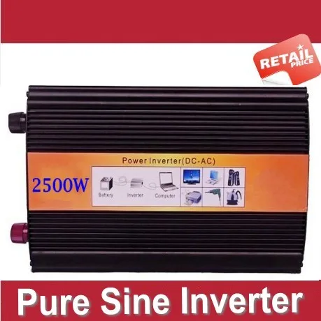 Factory direct home inverter 2500W pure sine wave power foot solar inverter
