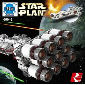 New 1748Pcs Star Space War Series The Tantive IV Rebel Blockade Runner Set Building Blcoks Bricks Toys Lepines