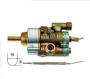 ELECTROLUX ZANUSSI PEL 24ST 058369 GAS TAP THERMOSTAT VALVE 120-320C 12mm IN/OUT