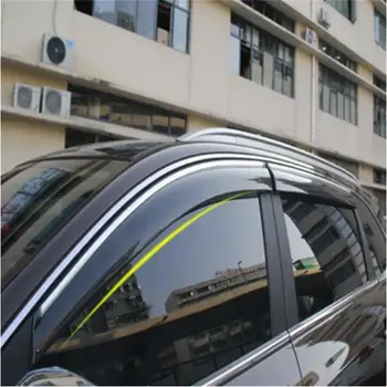 For Ford EDGE 2011 2012 2013 2016 Window Visor Vent Shades Sun Rain Deflector Guard Awnings Car Styling Accessories