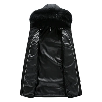 M-4XL 2016 Black Gray Hooded Winter Casual Long Parka Men Slim Fit Winter Jacket Men Winter Coat Men Parka Homme