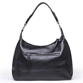 Genuine Cow Leather Women Bag Lichee Pattern Shoulder Bags Trendy Crossbody Ladies Bag Five Colour Handbag Double Hasp Daily Bag