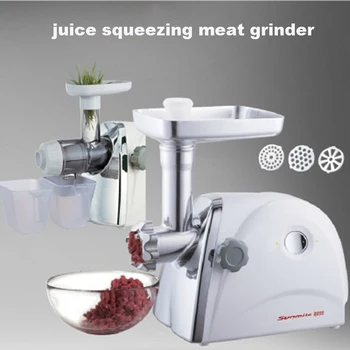 1PC Household electric multifunctional juice squeezing meat grinder combined package ABS Shell Meat Mincer