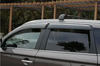For Mitsubishi Outlander 2013-/2016 2017 Window Visor Vent Shades Sun Rain Deflector Guard Awnings Car Styling Accessories