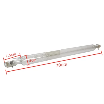 Hight Quality 700MM 40W Co2 Laser Tube for Engraver Cutting Machine + Water Pipe + Kafuter Silicone Rubber Glue