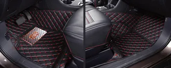 Accessories For Mitsubishi ASX Outlander Sport 2011-2012 Accessories Interior Leather Carpets Cover Car Foot Mat Floor Pad 1set