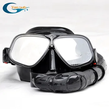 Alloy Silicone goggles free diving mask snorkeling Sambo professional scuba diving equipment dive