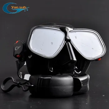 Alloy Silicone goggles free diving mask snorkeling Sambo professional scuba diving equipment dive