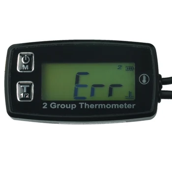 Digital 2 TEMP METER thermometer temperature meter for Dirt Pit Bike Engine Motor Car temperature meter oil