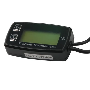 Digital 2 TEMP METER thermometer temperature meter for Dirt Pit Bike Engine Motor Car temperature meter oil
