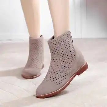 Autumn And Winter Women Shoes British Style Fashion Short Boots Wool Shoes Boots Flat Shoes Casual Women'S Boots S3798