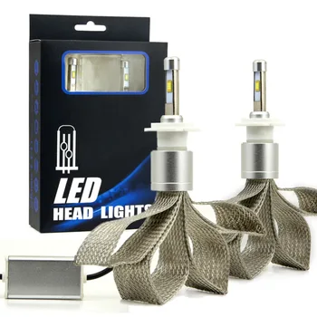 TIROL 2PCS LED Headlight Bulbs 40W 4800LM Headlight Kit Beam Bulbs 6000K High Power White Car Light SourceH1H3H4H7H8H9/9005/9006