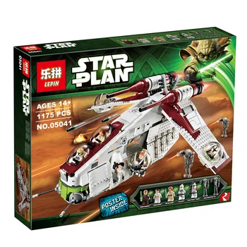 Lepin 05041 Genuine Star War Series The The Republic Gunship Set Educational Building Blocks Bricks Toys 75021