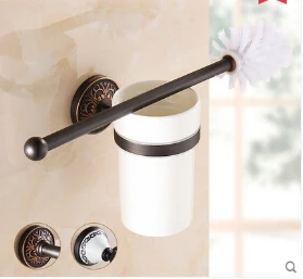 Antique total copper toilet brush holder suits Archaize toilet drink holder Bathroom hardware accessories Toilet brush holder