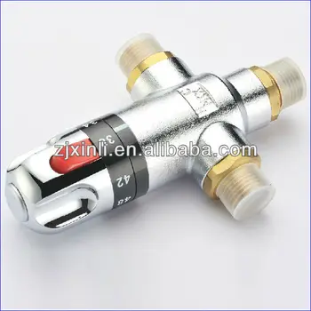 3 Size for Brass Thermostatic Mixing Valve to Adjust the Mixing Water Temperature X9331