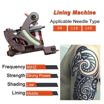 Top Fashion Lining Machine Tattoo Kit Professional Tattoo Set With Power Padel Tattoo Supplies