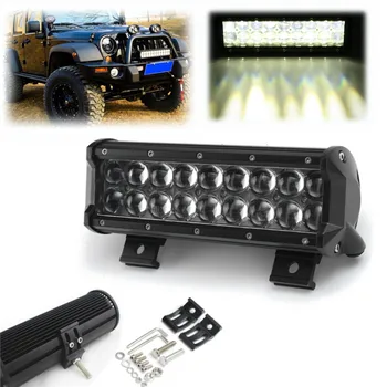 9 Inch 90W LED Light Bar Flood Spot Offroad Work Light Fit 10-30V Truck ATV Spotlight For Truck/Jeep Car Lamp Off Road SUV