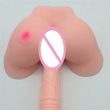 ZCZ real photo 3D Full tight ass buttocks sex toys real vagina and anal silicone sex doll With the vibration for men WQ024