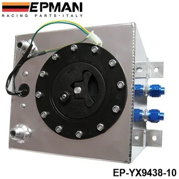 EPMAN 10L Aluminium Surge tank mirror polish Fuel cell foam inside, with sensor EP-YX9438-10