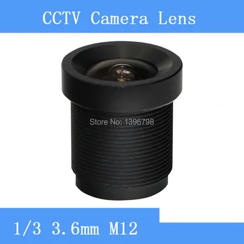 Infrared night vision surveillance camera lens M12 interfaces 3.6mm CCTV lens