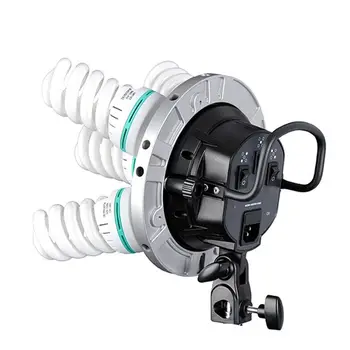 Godox TL-5 5 in1 Multi-Holder Bulb Lamp Head Tricolor Light Camera Photography Studio