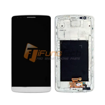 Original Black/White/Gold Tested LCD Display with Touch Screen Digitizer +Frame Assembly For LG G3 D850 D855