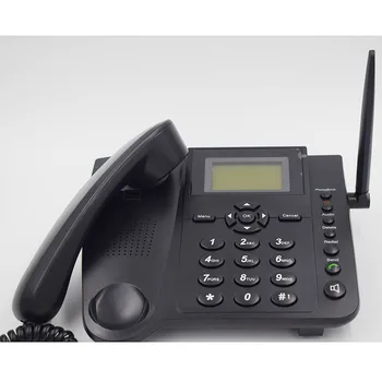 GSM850 900 Wireless Fixed Telephone With SIM Card For Home Office Bussiness Support Handfree Caller ID Radial Telefone Black