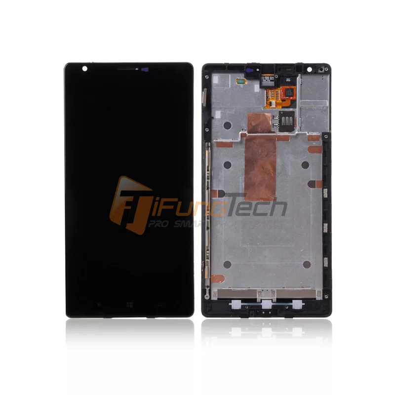 5PCS Original LCD Digitizer For Nokia Lumia 1520 N1520 LCD Screen With Touch Screen Digitizer+Frame Assembly Free DHL Shipping