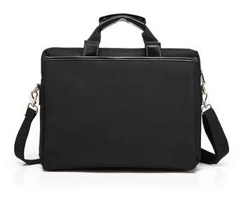 Fashionable Black Laptop Shoulder Bag for Man Notebook Bag 15.4 Inch Computer Accessories