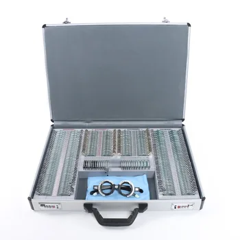 266 pcs Optical Trial Lens Set Kit with Metal Rim in Aluminium Case and a Free Trial Frame