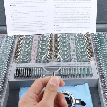 266 pcs Optical Trial Lens Set Kit with Metal Rim in Aluminium Case and a Free Trial Frame