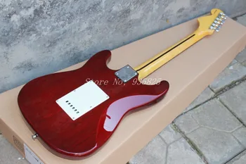 2017 custom shop purple tremolo rosewood Fingerboard wine red Electric Guitar Yngwie Malmsteen ST Guitar
