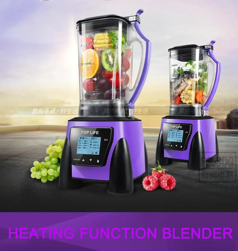 2200W 45000RPM blender mixer juicer digital hot soup maker