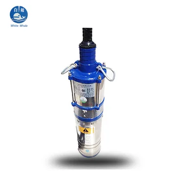3T 1.5kw 60m oil-immersed multi-stage stainless steel centrifugal submersible pump
