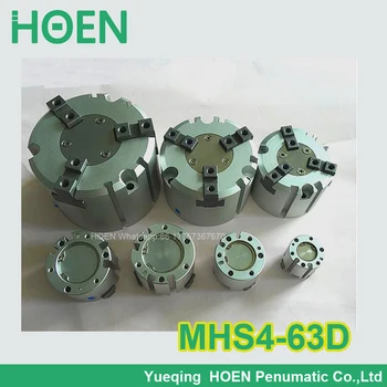 MHS4-63D SMC type 4 Finger MHS4 series parallel type air gripper penumatic cylinder MHS4 63D