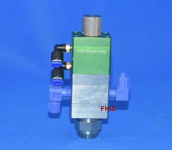 FHIS-3242D Single-cylinder two-fluid suction adjustable ABS double liquid dispensing valve double rubber mixing valve 1: 1