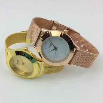 WEIYAQI Clock Gold Fashion Women Watch Full gold Stainless Steel Quartz Watch Wrist Watch Wholesale Woman Gold Watch PENGNATATE