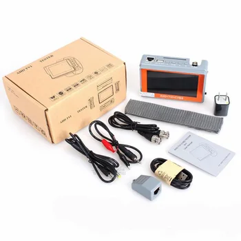3 In 1 CCTV HD AHD CVBS TVI Tester Monitor Wrist 4.3inch LCD Analogy CCTV Camera Test Security Monitor Tester 12V UTP Cable Test