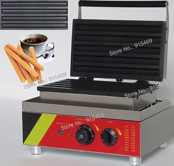 5pcs 110v 220v Electric Commercial Churro Waffle Maker Iron Machine Baker