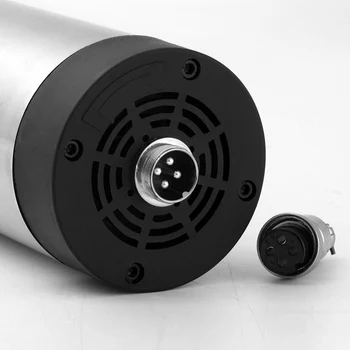 1.5KW 80MM ER16 cnc Spindle 24000rpm Machine Spindle Motor Air Colling Engraving Milling Spindle 220v AC Spindle 4 Bearing.