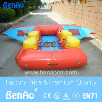 B022 inflatable water games flyfish banana boat/inflatable flyfish banana boat/ water toy